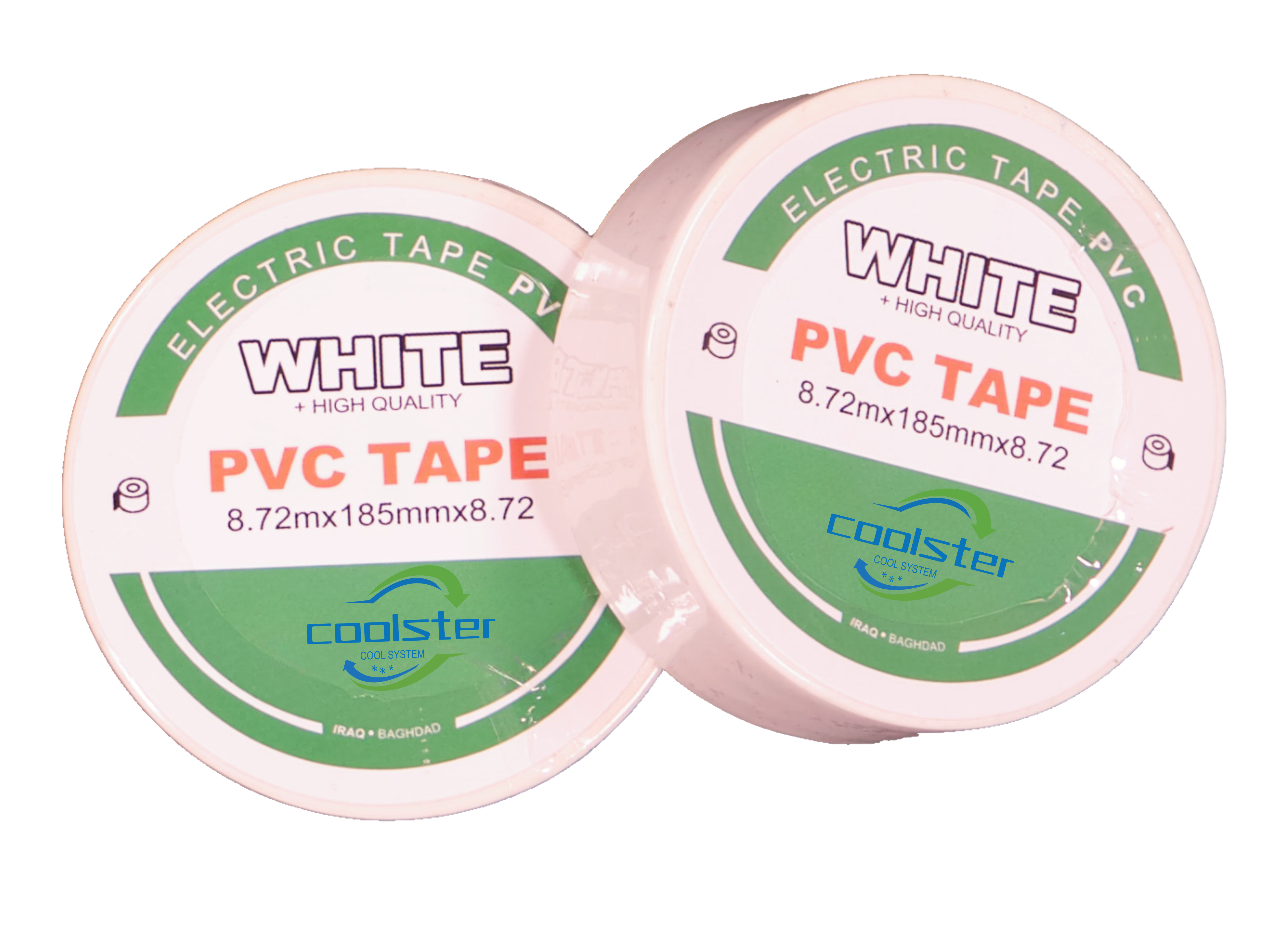 White PVC electrical tape