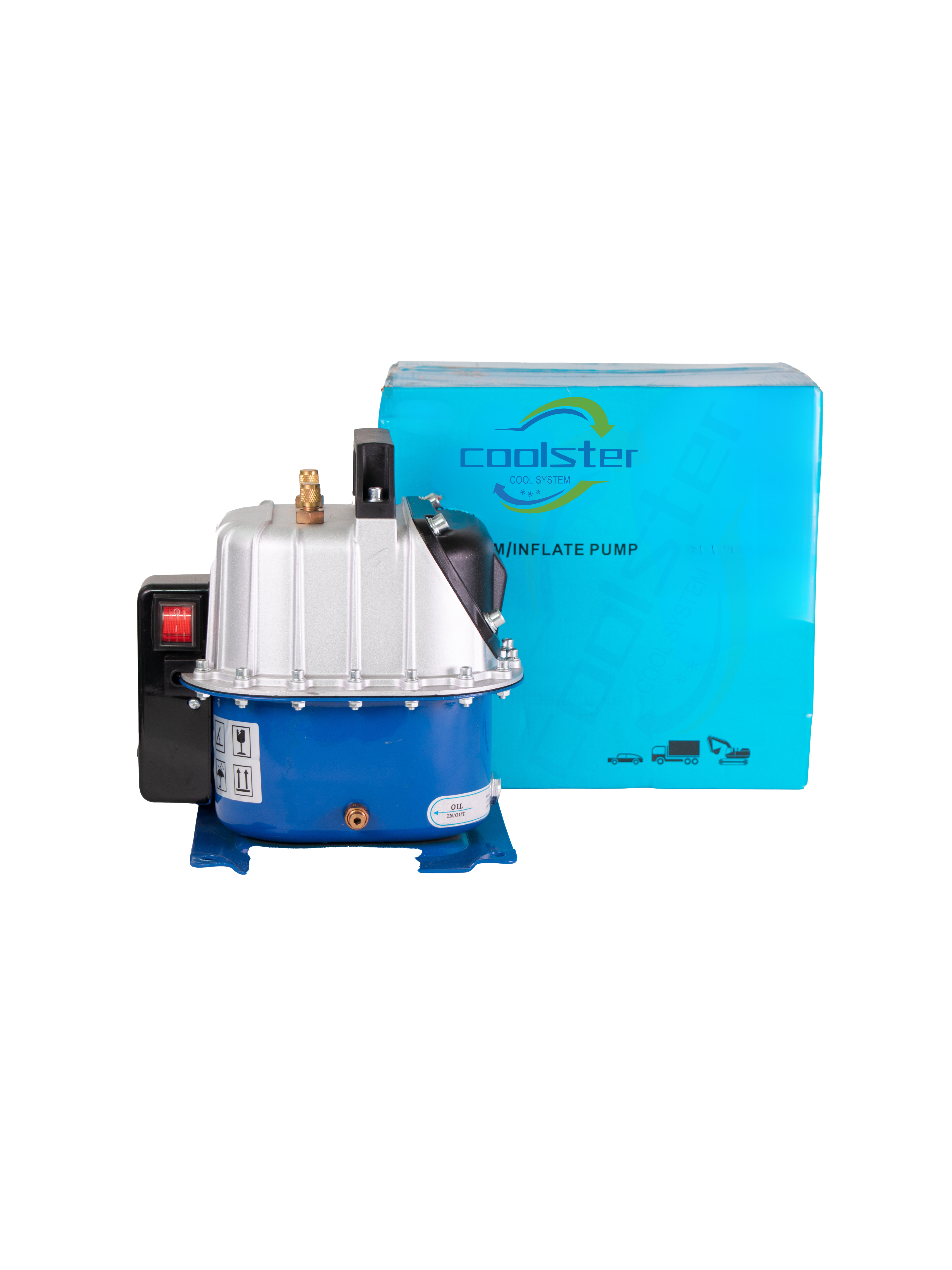AC inflate and vacuum pump