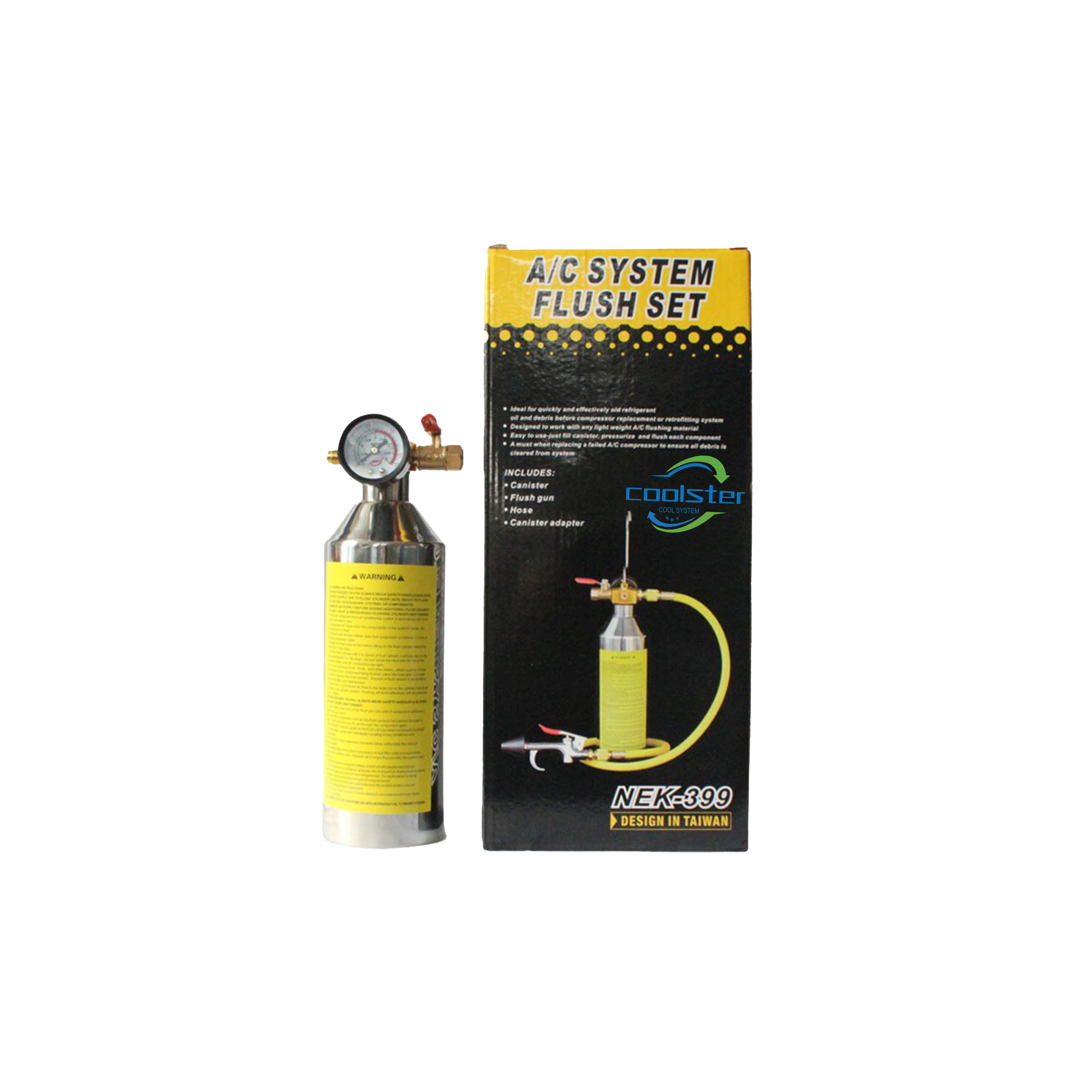 A/C system flush set NEK-399